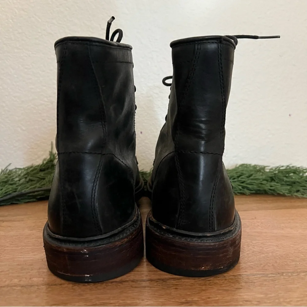 Frye Men’s James Black Leather Lace Up Chukka Boots Size US 10.5 D